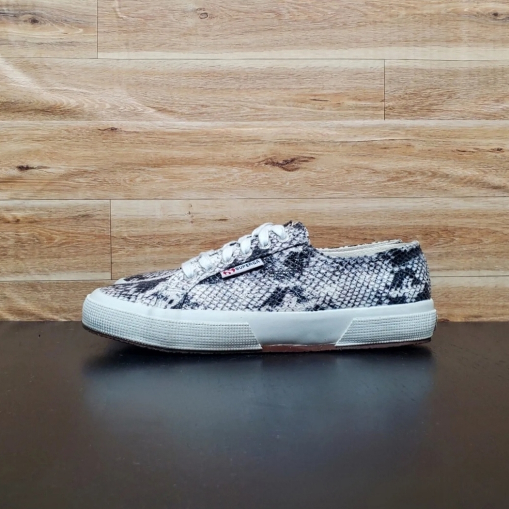 Superga 2750 Cotu Snake Print Shoes Women's Size 8 - Picture 2 of 11